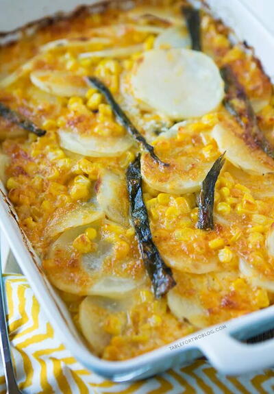 Poblano Potato Gratin Poblano Potato Gratin