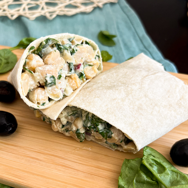 Creamy Chickpea Spinach Wraps The Healthiest Creamy Wraps Creamy Chickpea & Spinach Wraps | The Healthiest Creamy Wraps