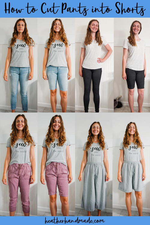 How To Cut Pants Into Shorts How To Cut Pants Into Shorts