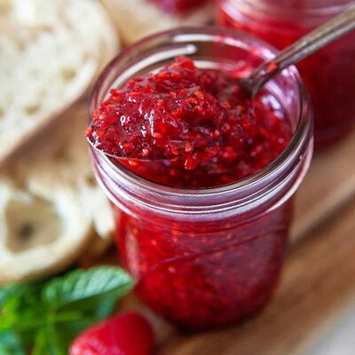 No-pectin Raspberry Jam Recipe