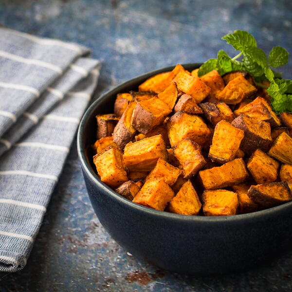 Air Fryer Sweet Potato Cubes Air Fryer Sweet Potato Cubes
