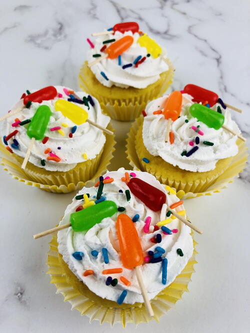 Popsicle Cupcakes For Summer Popsicle Cupcakes For Summer