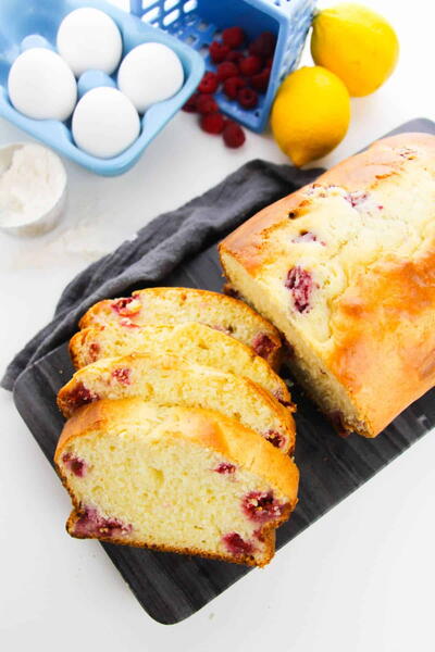 Lemon Raspberry Loaf