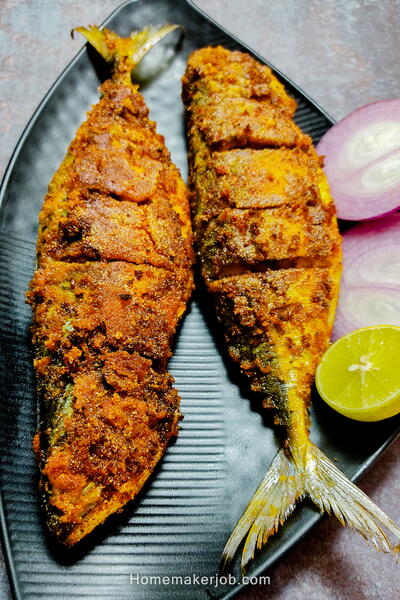 Spicy Crispy Indian Mackerel Fry