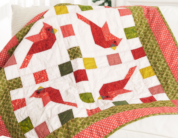 Red Cardinal Quilt Pattern Red Cardinal Quilt Pattern