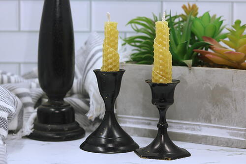 How To Make Beeswax Sheet Candles With Essential Oils How To Make Beeswax Sheet Candles With Essential Oils