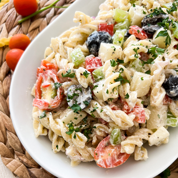 The Healthiest Creamy Pasta Salad Quick Easy 30 Minute Recipe The Healthiest Creamy Pasta Salad | Quick & Easy 30 Minute Recipe