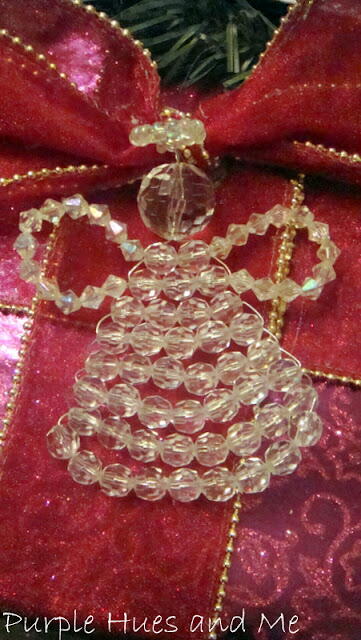 Christmas Beaded Angel Ornament Christmas Beaded Angel Ornament