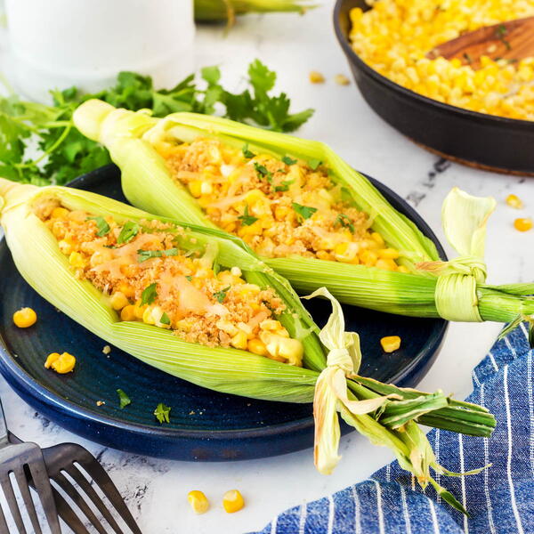 Easy Cheesy Skillet Corn Easy Cheesy Skillet Corn