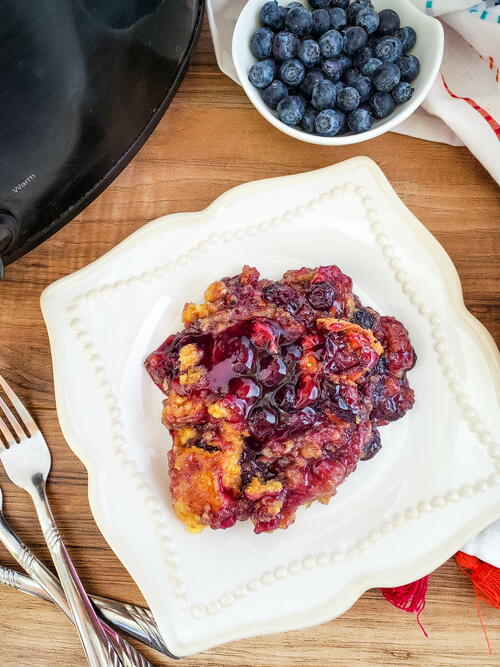 Blueberry Dump Cake