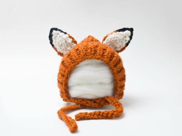Fox Ears Pixie Bonnet Hat Toque Baby Children Fox Ears Pixie Bonnet Hat Toque Baby Children