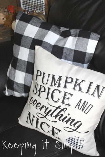 Cute and Cozy Buffalo Plaid Pillow Cute and Cozy Buffalo Plaid Pillow