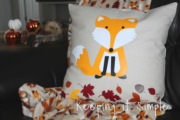 Fox Fall Pillow Fox Fall Pillow
