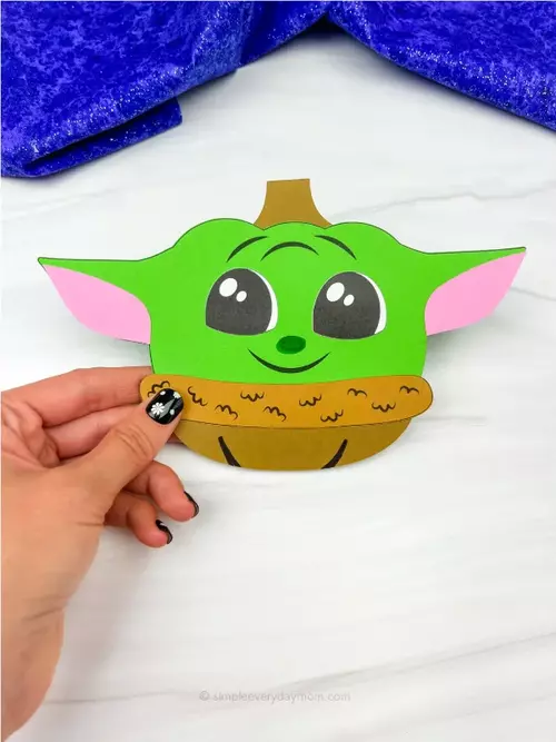 Baby Yoda Pumpkin Craft For Kids Baby Yoda Pumpkin Craft For Kids