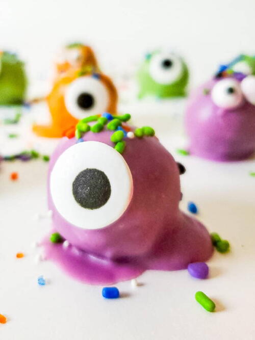 Monster Truffles for Halloween Monster Truffles (for Halloween!)