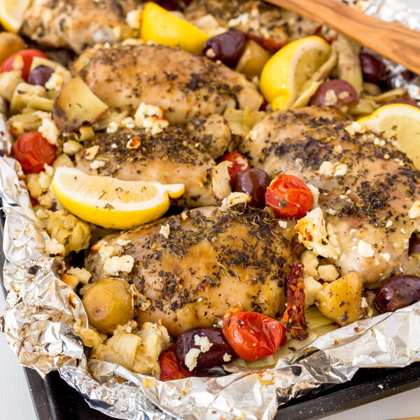 Greek Chicken Foil Pack Greek Chicken Foil Pack