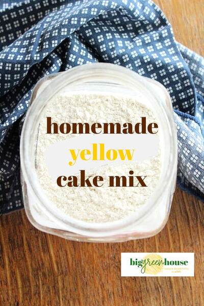 Homemade Yellow Cake Mix Homemade Yellow Cake Mix