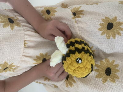 Small Squishy Bee Toy