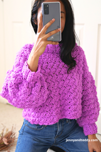 Sissy Chunky Crochet Sweater Sissy Chunky Crochet Sweater