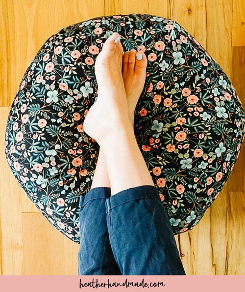 Diy Floor Pouf With Free Sewing Pattern Diy Floor Pouf With Free Sewing Pattern