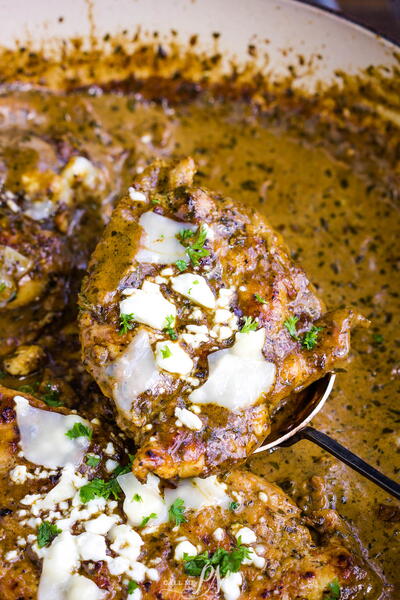 One Pan Keto Pesto Chicken One Pan Keto Pesto Chicken