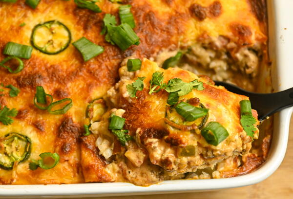 Keto Chicken Taco Casserole Keto Chicken Taco Casserole