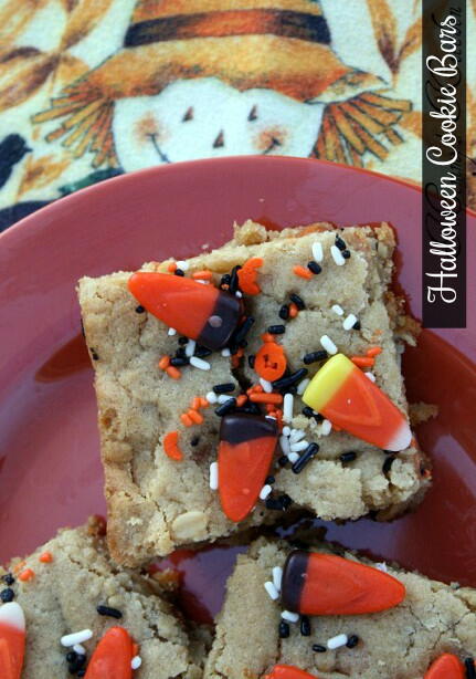 Halloween Cookie Bars