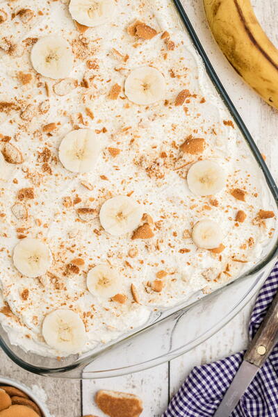 Southern No Bake Banana Pudding