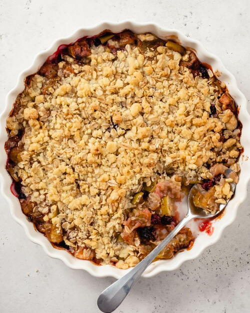 Blueberry And Apple Crumble Blueberry And Apple Crumble