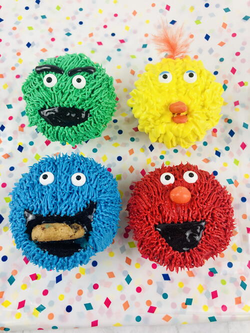 Sesame Street Cupcakes Sesame Street Cupcakes