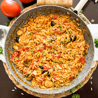 One-pan Orzo With Tuna & Tomatoes | Budget-friendly 20 Minute Recipe
