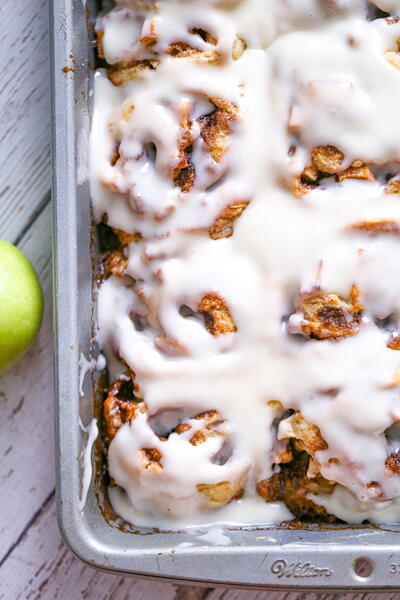 Easy No Yeast Apple Cinnamon Rolls Easy No Yeast Apple Cinnamon Rolls