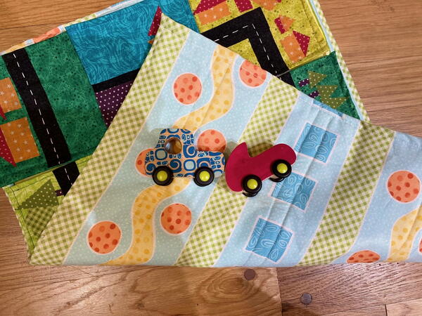 Quilted Puzzle Play Mat Quilted Puzzle Play Mat