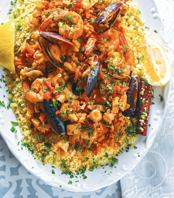 Couscous alla TrapaneseSicilian Fish and Semolina Stew