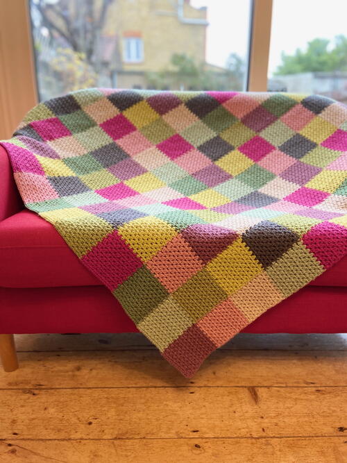 Rainforest Patchwork Squares Blanket Rainforest Patchwork Squares Blanket