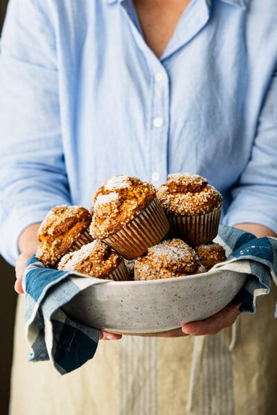 One-bowl Pumpkin Muffins One-bowl Pumpkin Muffins