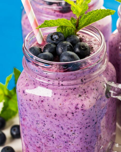 Blueberry Pineapple Smoothie Blueberry Pineapple Smoothie