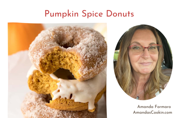 Pumpkin Spice Donuts from Amanda's Cookin' Pumpkin Spice Donuts from Amanda's Cookin'