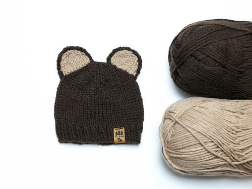 Bear Ears Hat - Baby Children Women Men Winter Toque Bear Ears Hat - Baby Children Women Men Winter Toque