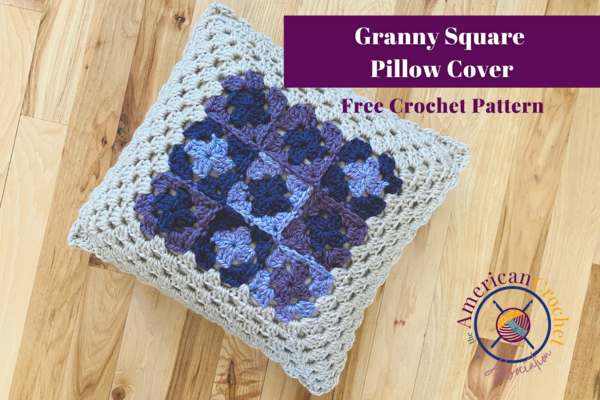 Granny Square Pillow Cover Quick Easy Crochet Pattern Granny Square Pillow Cover: Quick & Easy Crochet Pattern
