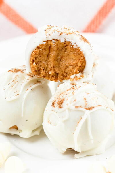 No Bake Pumpkin Pie Cheesecake Bites