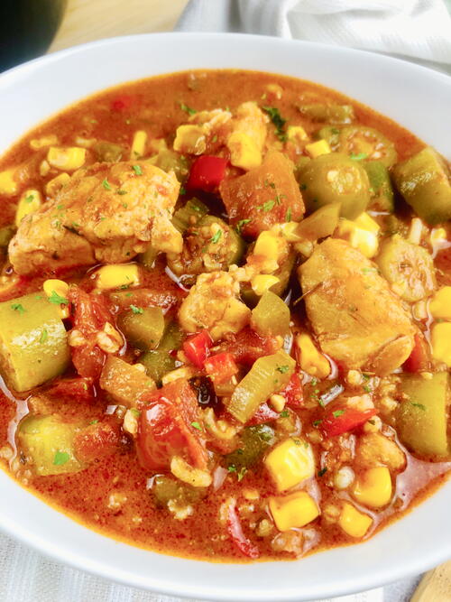 Slow Cooker Chicken Chorizo Gumbo Slow Cooker Chicken Chorizo Gumbo