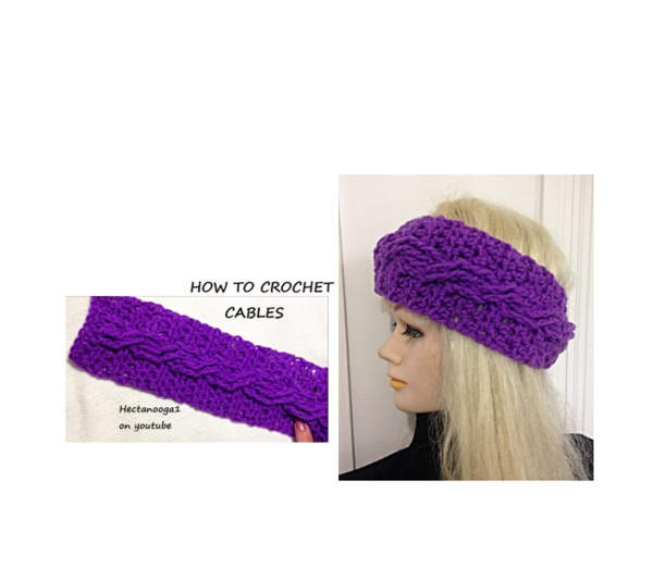 Crochet Cable Headband Crochet Cable Headband