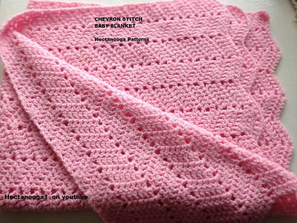Chevron Stitch Baby Blanket Chevron Stitch Baby Blanket