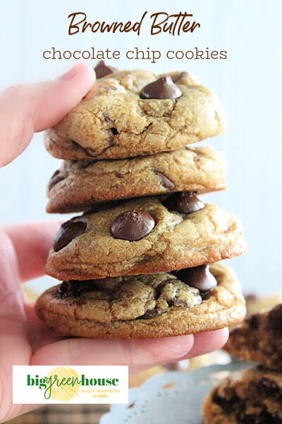 Browned Butter Chocolate Chip Cookies 