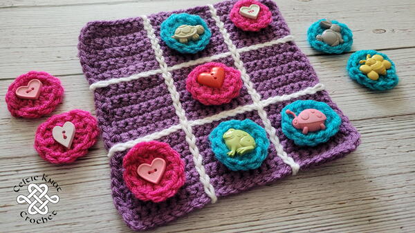 Crochet Tic Tac Toe Crochet Tic Tac Toe