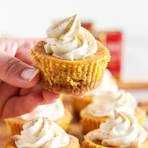 Mini Pumpkin Cheesecakes Mini Pumpkin Cheesecakes