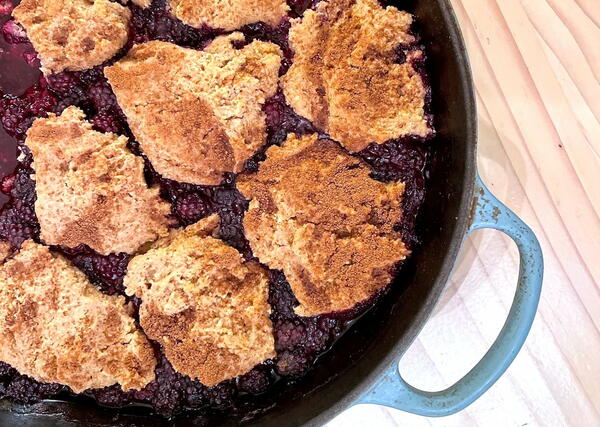 Paleo Blackberry Cobbler Paleo Blackberry Cobbler