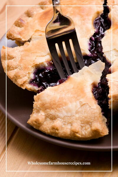 Easy Homemade Blueberry Pie Recipe Easy Homemade Blueberry Pie Recipe