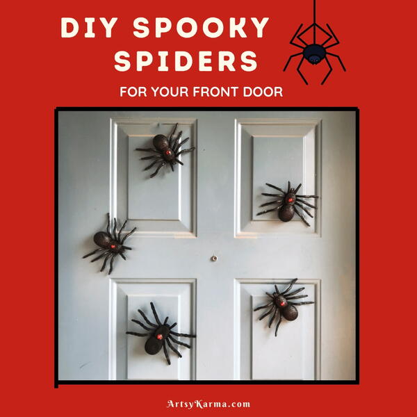 Make Your Own Spooky Spider Magnets For Your Front Door Make Your Own Spooky Spider Magnets For Your Front Door